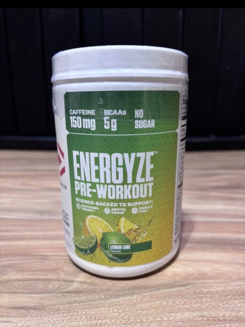 Energyze Pre-Workout Lemon Lime - Energizing Pre-Workout Supplement